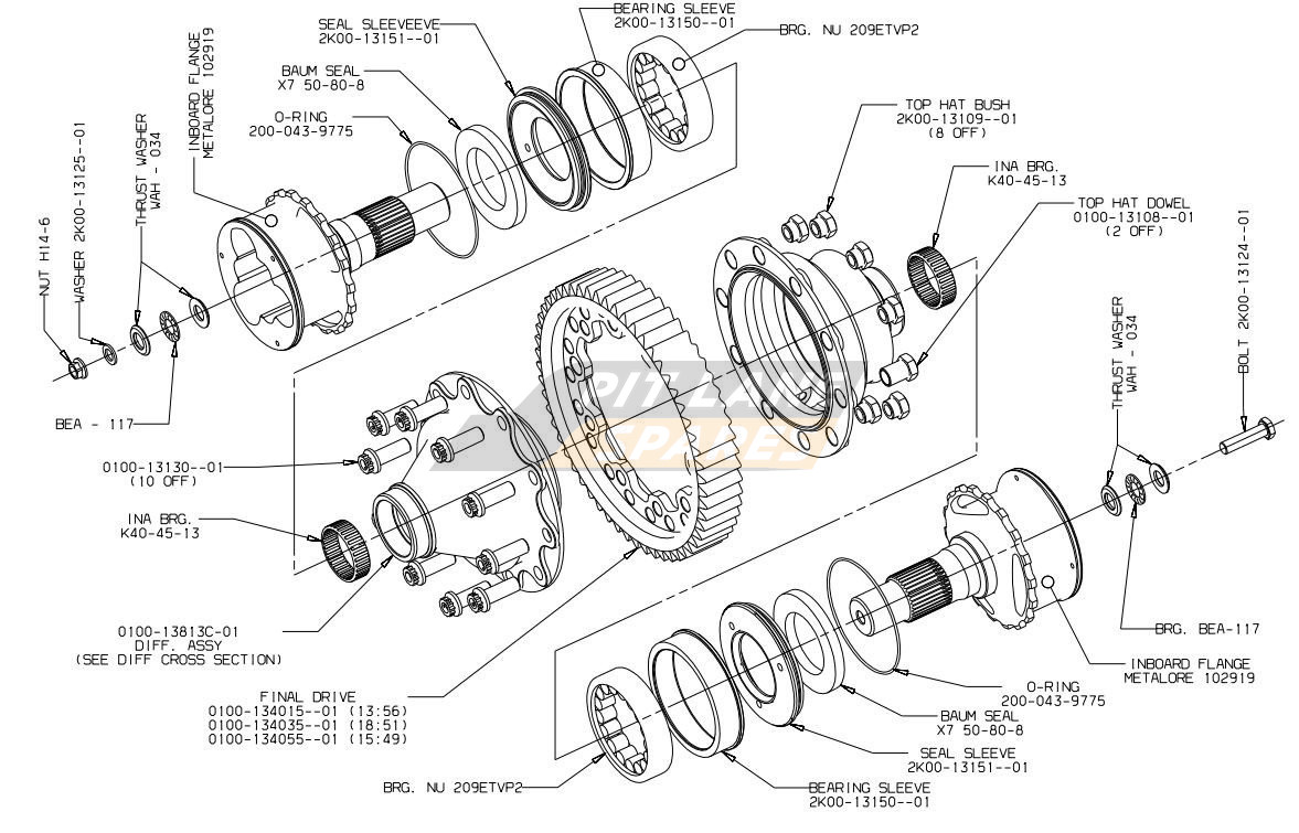 DIFFERENTIAL AREA